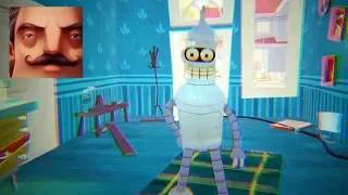 Hello Neighbor Bender (Futurama) Full History Walkthrough Gameplay VGN Play (96)