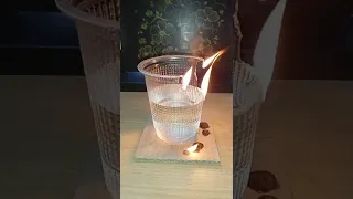 Fire with water/experiment🤯