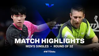 Jang Woojin vs Ruwen Filus | WTT Star Contender Doha 2021 | Men's Singles | R32 Highlights