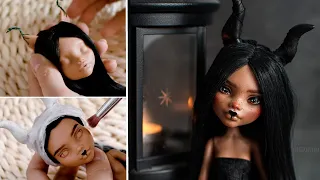 HALLOWEEN collab - Clawdeen Wolf - sculpting, reroot & new faceup