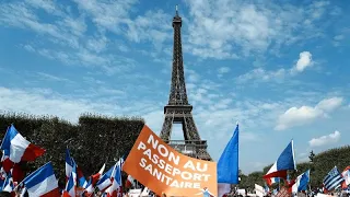 Gesundheitspass: Massenproteste in Frankreich