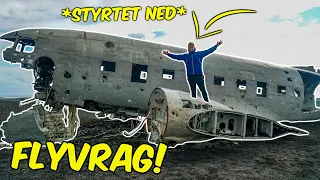 UDFORSKER NEDSTYRTET FLY PÅ ISLAND!