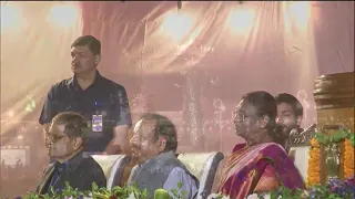 President Droupadi Murmu attends Dussehra Celebration at Red Fort, Delhi