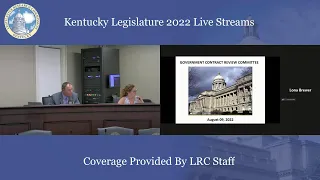 Government Contract Review Committee (8-9-22)