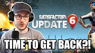 Ole Reacts to satisfactory【TRAILER】Update 6 Out NOW on Early Access!