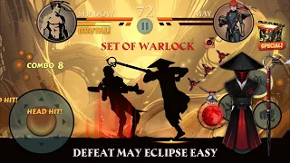 Shadow Fight 2 || WARLOCK SET VS MAY ECLIPSE MODE [ Android - GamePlay]