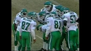 November 14, 1993 - CFL - West Semi-Final - Saskatchewan Roughriders @ Edmonton Eskimos