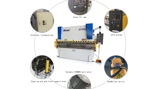 3M press brake 125T /3200 Hydraulic nc bending machine with E21 system