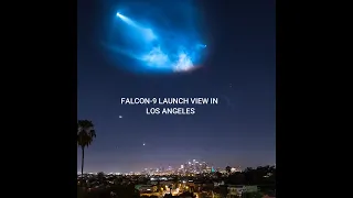 Spectacular timelapse of a SpaceX launch over downtown Los Angeles.