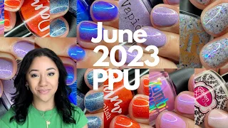 JUNE 2023 | Polish Pick Up | Theme: Misheard Lyrics|  Live Swatches