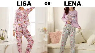 LISA OR LENA 💖✨ [pijamas] which one do you like? ❤️ #2