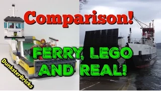 LEGO Ferry Comparison with Real Ferry, set 60119!