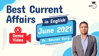 Best Current Affairs June 2021 by Dr Gaurav Garg in English | Demo Video