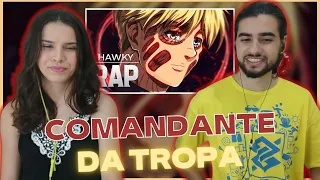 REACT O QUÃO CRUEL ESSE MUNDO ERA | Cinematic | Armin (Shingeki no Kyojin) | Hawky | (Bora Reagir)