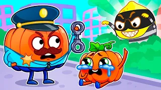 Baby Helps Superhero Daddy Song 🦸‍♂️ My Daddy Is Policeman 👮‍♂️😍|| VocaVoca Karaoke 🥑🎶