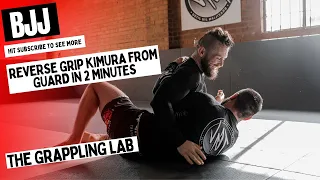 Reverse grip kimura from guard great for gi and no gi - The Grappling Lab