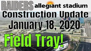 Las Vegas Raiders Allegiant Stadium Construction Update 01 18 2020