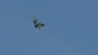 F-15E STRIKE EAGLE HIGH SPEED PASS WITH FLARES -- WINGS OVER WAYNE AIR SHOW 2023