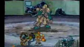 Test Run, First Boss - Three Dirty Dwarves (Sega Saturn)
