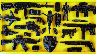 Cleans Sniper Rifle, Space Gun, ShotGun, Ak 47, Soft Bullet Gun, M16, Glock Pistol, Helicopter