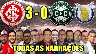 Todas as narrações - Internacional 3 x 0 Coritiba | Campeonato Brasileiro 2022