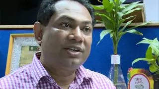 Hassan Ahamed Chowdhury Kiron with Bitorko Bikash News 3