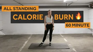 ALL STANDING CALORIE BURN WORKOUT | 60 MIN Workout at home | no equipment | #050
