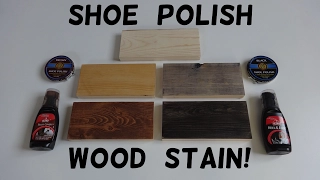 How to Stain Wood with Shoe Polish!