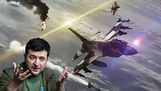 UKRAINE BIG LOSS!! Just arrived a NATO F-16 AIRCRAFT was chased and shot down by a Russian SU-57