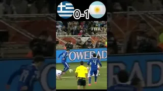 Greece Vs Argentina | FIFA World Cup 2010 | Group B #highlights #football #goals #messi