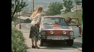 Poprask na silnici E4 (1979) Škoda 100.avi