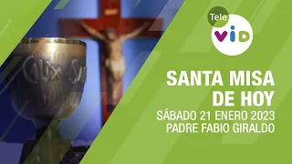 Misa de hoy ⛪ Sábado 21 de Enero 2023, Padre Fabio Giraldo - Tele VID