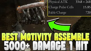 Lies Of P Best Weapon Assembly (5000+ Damage) Puppet's Axe, Best Motivity Technique Build Strength