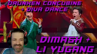 Is There Anything Dimash Can't Do?! || Dimash & Li YuGang - Drunken Concubine + Diva Dance Reaction