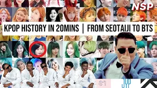 KPOP HISTORY in 20mins | From SeoTaiji to BTS | Reaction!!!!!