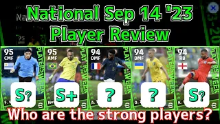 National Sep 14 '23 Player Review │ eFootball Mobile 2024