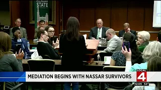 Mediation begins with Nassar survivors