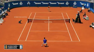 AO Tennis 2 - Carlos Alcaraz Garfia vs Pablo Carreño Busta - PS5 Gameplay