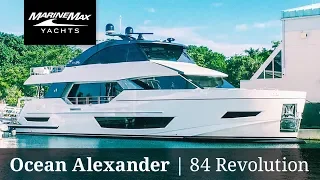 FIRST EVER | Ocean Alexander 84R | Yacht Walkthrough