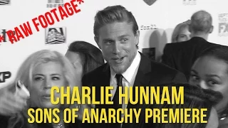 RAW FOOTAGE: Charlie Hunnam Rocks the Sons of Anarchy Premiere Red Carpet