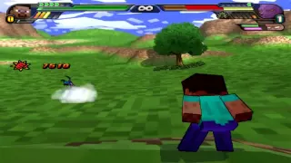 Steve Minecraft vs Goku Dragon Ball Z BT3 MOD