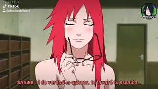 Karin Quiere Lavar la espalda de Sasuke