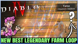 Diablo 4 - New Best Legendary Farm Loop - 85+ An Hour - Secret to Fields of Hatred - Full Guide!