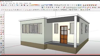 tuto dessiner un plan de maison  de A a Z,  Elevation des murs.