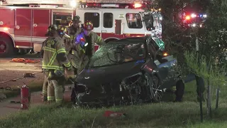 HPD: At least 1 person taken by Life Flight after chase ends in crash