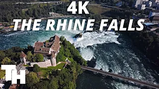 The Rhine Falls 4K drone