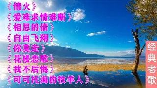 《你莫走》《爱难求情难断》《自由飞翔》《花楼恋歌》《我不后悔