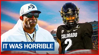 It was horrible Colorado football’s Deion Sanders hilariously roasts Shedeur for imitating his dance
