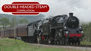 Double Headed Steam Trains Compilation - Volume 1