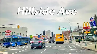NYC Spring Driving Tour 4K - HILLSIDE AVENUE - QUEENS, NEW YORK